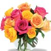 all nestled together in a compact nosegay style design.  A great twist on an old favorite and a wonderful way to say 'cheer up