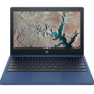 HP 11a-na0090nr 60G03UA 11.6 Inches HD Chromebook - Indigo Blue - 4 GB - 64 GB Flash Memory - Octa 8 Core - MediaTek Chip - 1366 x 768 - ChromeOS  - E