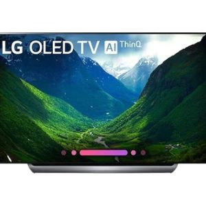 LG C8PUA OLED77C8PUA 77 Inches 4K OLED Smart TV - Black - a9 Intelligent Processor - Dolby Atmos, DTS HD, Dolby Digital - webOS - Google Assistant - 7