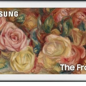 Samsung The Frame LS03D QN55LS03DAF 55 Inches 4K Smart LED TV - Black - 3840 x 2160 - High Dynamic Range (HDR) - Quantum Dot LED Backlight - Alexa, Go