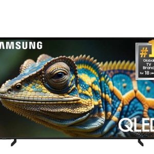 Samsung Q60D QN55Q60DAF 55 Inches 4K QLED Smart TV - Black - 3840 x 2160 - High Dynamic Range (HDR) - Hybrid Log Gamma (HLG), HDR10+, Quantum HDR - Qu