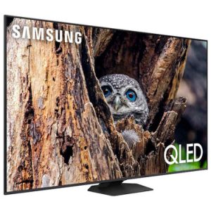 Samsung QN65Q80DAF 65-inch Smart TV - QLED - Chamfer Design - 4K - 120Hz - Tizen - Wi-Fi - Bluetooth - HDMI - Built-in Alexa - 2.2CH Speaker - 40W Sou