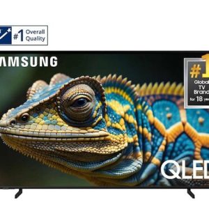 Samsung Series 6 QN50Q60DAF QLED 50 inches Airslim Design Dual-LED TV - Black - 3840x2160 - 60 Hertz - Wi-Fi 5 - Tizen OS