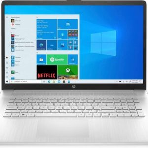 HP 17-CN0001DS 3Z3V3UA Laptop - Intel Core i3-1125G4 - 2.0 GHz - 8 GB DDR4 - 256 GB Solid State Drive - Wi-Fi 6 - 17.3-inch Touchscreen - Windows 10 H