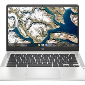 HP Chromebook 14a-na0010cy 21W01UA 14-Inch Laptop - Intel Celeron N4020 - 1.1 GHz - 4 GB DDR4 RAM - 32 GB eMMC Storage - Stereo Speakers - Dual Array
