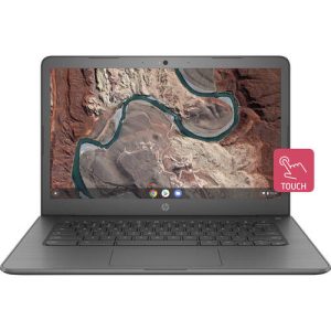 HP Chromebook 14-DP0090NR 5WH64UA 14-inch Touchscreen Notebook - Ink Blue - AMD A4-9120C 1.6GHz - 4GB On-board RAM - DDR4 32GB Emmc - Chrome OS
