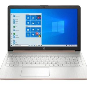 HP 15-DA0020DS 1X0J9UA 15.6-inch Touchscreen Laptop - Pentium Gold 5405U 2.3 GHz - 8 GB DDR4 - 256 GB Solid State Drive - Windows 10 home - Rose Gold/