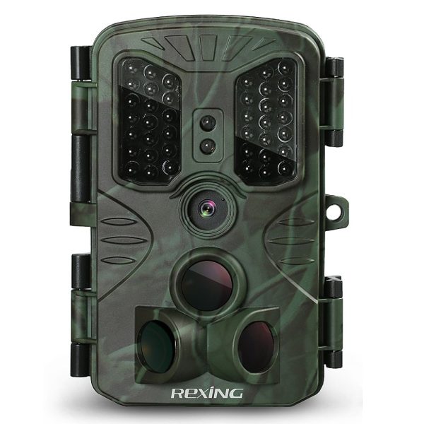 40 IR LED | 120° PIR | > .2s Trigger Time | Photo Burst | Time-Lapse | Loop recording | Password Enabled | IP54 | SD card up to 128GB | Surveillance Cam