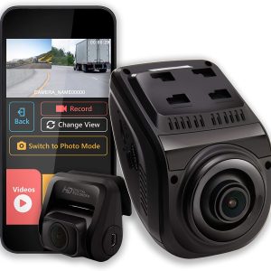 170 Degree Wide Angle | Supercapacitor | 2.4” LCD Screen | G-Sensor | Loop Recording | Mobile App