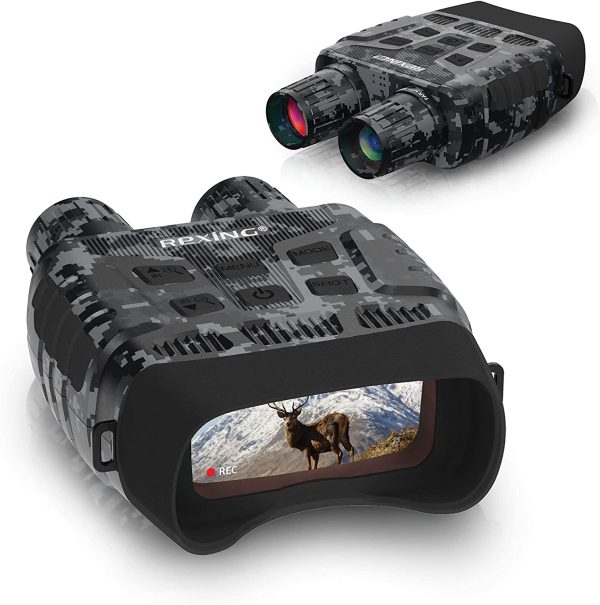 LCD Screen | Infrared (IR) Digital Camera | Dual Photo + Video Recording for Spotting