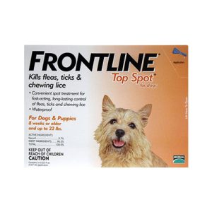 Frontline Top Spot Small Dogs 0-22 Lbs (Orange) 3 Pipette
