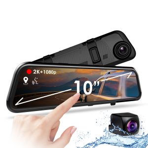 10” IPS Touch Screen | Waterproof Backup Camera | Stream Media | Parking Monitor | Sony Imx 335 Sensor | Night Vision | Support Up To 256GB