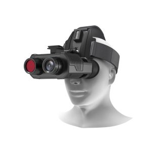 3D Dual Screen Binoculars - 3D Stereoscopic technology allows you to capture images and videos that look real to the touch on 3D-ready devices. Dual 1.4” 390*390 internal screens provide hands free display viewing. IR Night Vision - See in complete darkness up to 1000 ft away. You’ll be able to spot your target even in the absence of light. No external light source needed. Head Mount - Removable head mount helps you hunt
