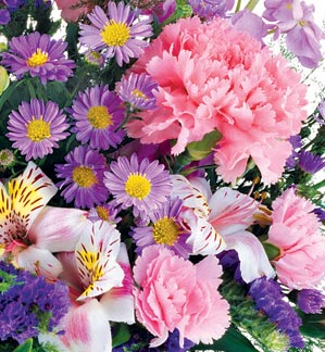 A thoughtful bouquet in pretty pink