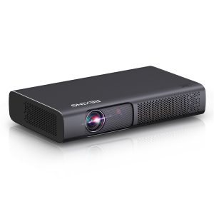 Autofocus | 3D Video | HDMI | Duo USB 2.0 | WiFi | 40-150 inch” DLP Projector | Miracast | App Store | Google Play | Chrome | YouTube | Netflix | Home Entertainment