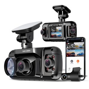 170° Ultra-Wide Angle | Supercapacitor | IR Night Vision | Parking Mode | Collision Detection | Loop Recording | CPL Filter Included | Type-C Port | Free 128GB Memory card and GPS Smart Hardwire Kit