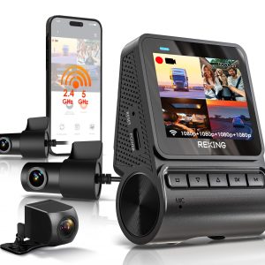 2" LCD | Quad-Channel Dash Cam | 1080p Front