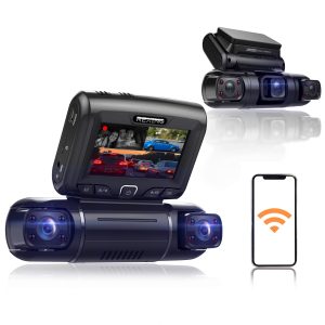 3” LCD | Infrared Night Vision | Parking Monitor | APP | 170°Angle | Loop Recording | Side Coverage | Support up to 256GB