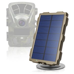9W Solar Battery Charger with 6V 1700mAh Rechargeable Lithium Battery | Waterproof IP66 Rated | Outdoor Wireless Power Supply for Hunting & Security Cameras
