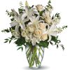 A beautiful combination of fresh garden lilies