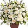 graceful white lilies