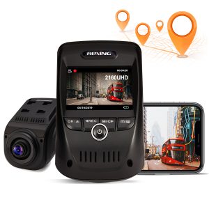 3840X2160@30fps UHD | Car Dash Camera w/Night Vision | Supercapacitor | 170 Degree Wide Angle | Mobile App | Loop Recording | G-Sensor | Parking Monitor | Support up to 256GB