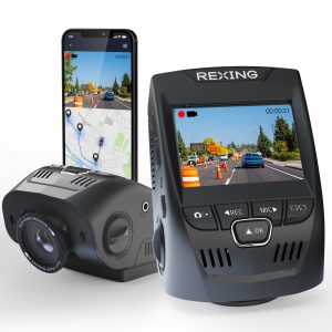2.4” LCD Screen | 170° Wide Angle Dashboard Camera Recorder with G-Sensor | WDR | Loop Recording | Supercapacitor | Mobile App | Supports up to 512GB | CPL Filter Included
