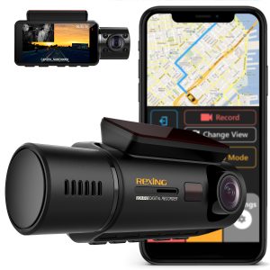 Infrared Night Vision | Car Taxi Dash Cam | Supercapacitor | 2.7” LCD Screen | Parking Monitor | Mobile App