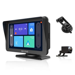 7" IPS Touch Screen | Apple Carplay | Android Auto | FM Transmitter | Dual Band WiFi |Aux Port | GPS Navigation | Voice Control | Spotify |Phone Calls | Phone Mirroring 