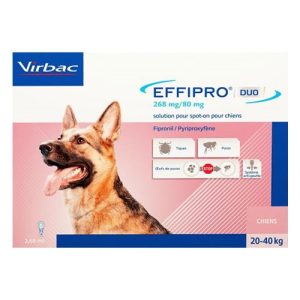 Effipro Duo Spot-On For Large Dogs 45 To 88 Lbs (Pink) 4 Pack