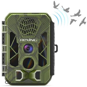 2.8” LCD | Night Vision | 0.2s Trigger | 100FT Range | Up to 512GB Memory Expansion | 16 Month Standby Hunting/Wildlife Surveillance Cam (32GB Memory Card Included)