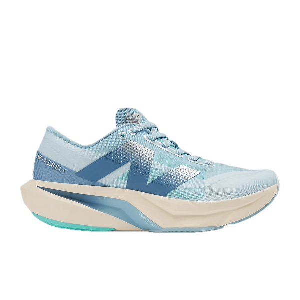 The New Balance FuelCell Rebel v4 is a lightweight daily trainer that seamlessly transitions between your fastest days to your longest miles on the road. Boasting a supercritical PEBA blend FuelCell foam in the midsole the v4 continues to deliver the l...