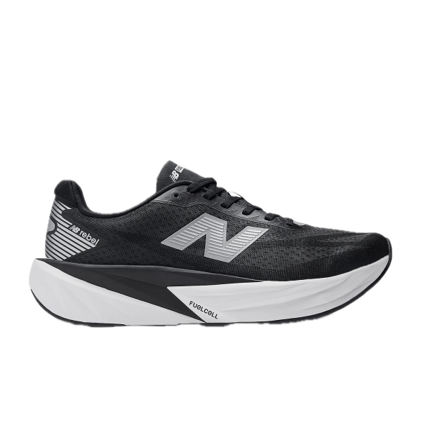 The FuelCell Rebel v5 is New Balance’s answer for runners who want a single shoe that can do it all. It keeps the same PEBA-blend FuelCell midsole that fans already love — soft