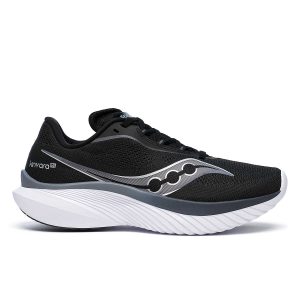 The Saucony Kinvara 15 is a lightweight daily running shoe that’s a storied fan-favorite for its lower-stacked simplicity