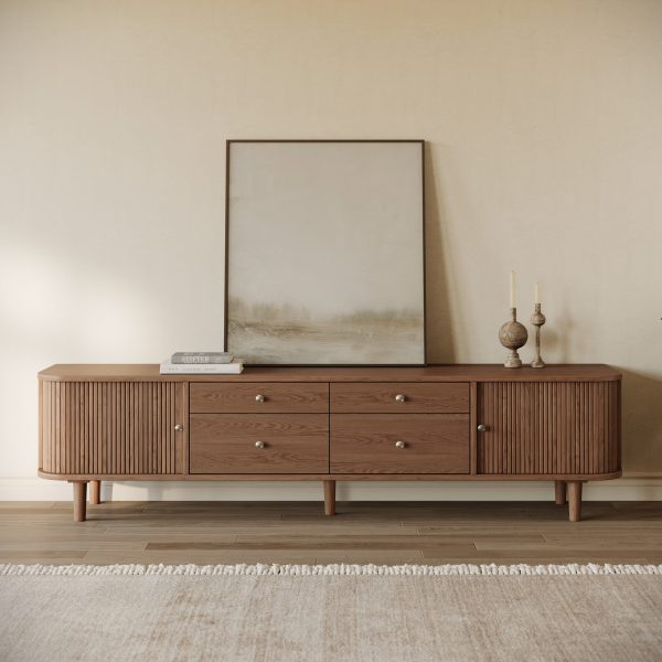 this TV stand will be the highlight of your home decor