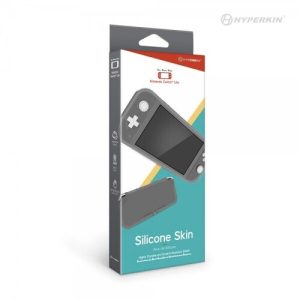 <h2>Hyperkin Silicone Skin for Nintendo Switch Lite (Gray)</h2><p>Protect your console from bumps and scratches with this stylish Silicone skin for Nintendo Switch Lite.</p><h3>Features</h3><ul><li>Precision cut for full button access</li><li>Protects Console controllers from damage</li><li>Helps protect against dust and dirt</li></ul>