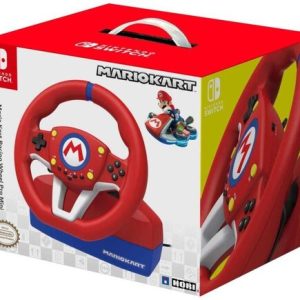 <h2>Mario Kart Racing Wheel Pro Mini for Nintendo Switch</h2><p>Hori is pleased to announce the Nintendo Switch Mario Kart racing wheel Pro mini. This racing wheel is ideal for the Mario Kart and racing gamer. The ergonomic wheel design