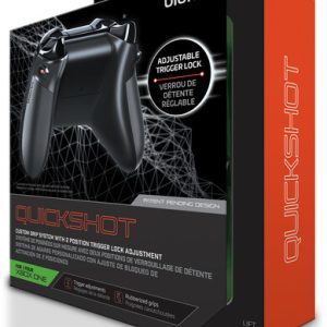 <h2>BIONIK BNK-9011 QUICKSHOT XBOX ONE Custom Controller Grip Black</h2><p>Controller not included</p>