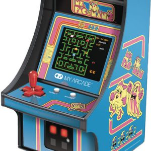 <h2>My Arcade DGUNL-3230 MS. Pac-Man COLLECTIBLE RETRO MICRO PLAYER</h2><ul><li>Alkaline Batteries: 4x AA (6V total) (not included)</li><li>DC 5V
