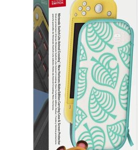 <h2>Nintendo Switch Lite Animal Crossing: New Horizons Aloha EditionCarrying Case & Screen Protector</h2><p>This stylish case will help protect your Nintendo Switch Lite system when you take the animal Crossing: new horizons game on the go and escape to a tropical island paradise anytime