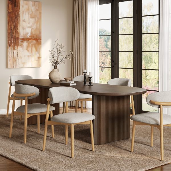 & curved back for ultimate support. Perfect for any meal