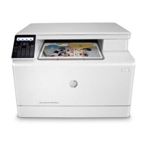 HP 7KW55ABGJ M182NW LaserJet Pro Color Wireless All-In-One Laser Printer - Print/Scan/Copy - 17 ppm - 600 dpi - Fast Ethernet 10/100 Base-TX Network -