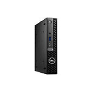 Dell OptiPlex 7000 7020 Desktop Computer - Intel Core i5 14th Gen i5-14500T - vPro Technology - 16 GB - 256 GB SSD - Micro PC - Black - Intel Chip - W