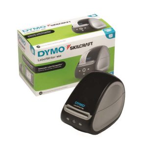 Dymo Skilcraft LabelWriter 550 7490-01-657-6126 High Speed Label Printer - Black/Silver