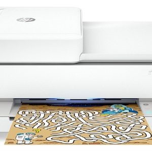 HP 5SD78AAKY DeskJet Plus Ink Advantage 6475 All-in-One Printer - White - P/S/C/F - 10PPM - 1200dpi - Thermal Inkjet - Color Printer - Wi-Fi / USB 2.0