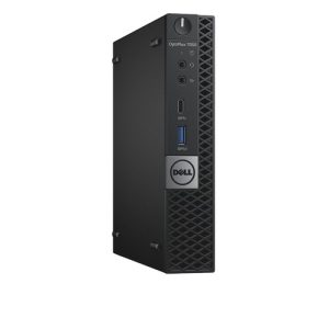 Dell Optiplex 7050 XXYMX Micro Form Factor Desktop - Black - Intel Core i5-7500T 7th Generation 2.7 GHz - 8 GB DDR4 - 128 GB Solid State Drive NVMe -