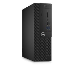 Dell Optiplex 3050 J6F8H Small Form Factor Desktop Computer - Intel Pentium G4560 - 3.5GHz - 4GB DDR4 - 500GB HDD - DVDRW - Window 10 Pro - Black