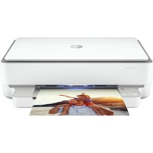HP Envy 6055 5SE16A Thermal Inkjet Printer - White, Color - PC / Mac Compatible - USB / Wi-Fi - Print / Scan / Copy - 10 PPM - 1200 dpi - Duplex