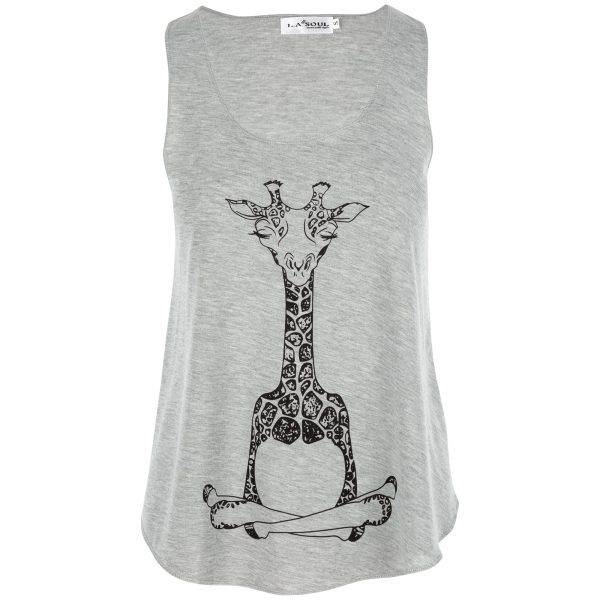 Om Giraffe Tank Top - S