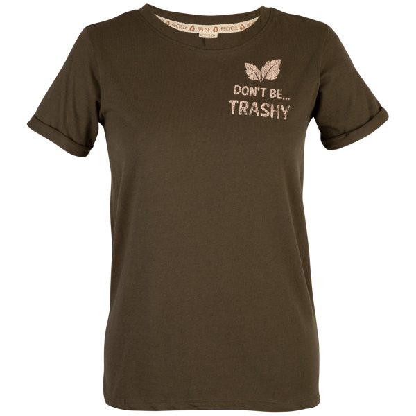 Don't Be Trashy Recycled Threads T-Shirt - S